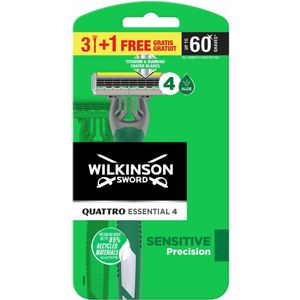 Wilkinson Wegwerpscheermesjes Quattro Essential 4 4 stuks