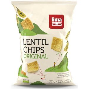6x Lima Chips Lentil Linzen Original Bio 90 gr