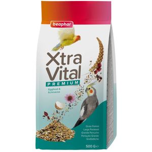 7x Beaphar XtraVital Grote Parkiet 500 gr