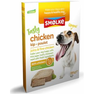 Smolke Hondenvoer Vers Gestoomd Kip 395 gr