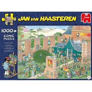 Jan Van Haasteren Puzzel Muziekwinkel & Vakantiekriebels (2x1000)