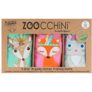 Zoocchini Oefenbroekjes 2-3 jaar Woodland Princesses 3 stuks