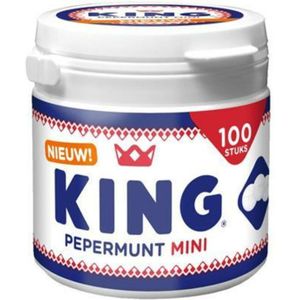 3x King Pepermunt Mini Pot 100 stuks