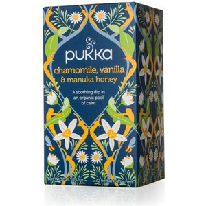 3x Pukka Thee Chamomile, Vanilla en Manuka Honey 20 stuks