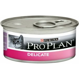 24x Pro Plan Cat Blik Mousse Delicate Kalkoen 85 gr