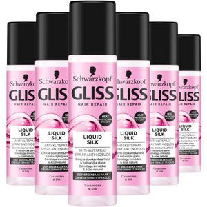 6x Gliss Anti-Klit Spray Liquid Silk 200 ml