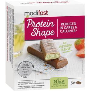 6x Modifast Protein Shape Reep Chocolade-Pistache 6 x 27 gr