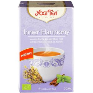 6x Yogi tea Inner Harmony Biologisch 17 stuks