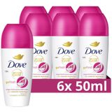 6x Dove Deodorant Roller Dragon Fruit 50 ml