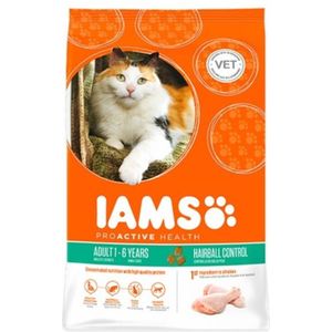 Iams Kat Adult Hairball Control Kip 10 kg