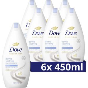 6x Dove Douchecreme Derma Soothing 450 ml