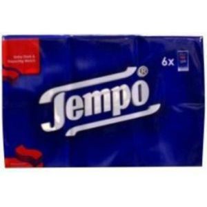 Tempo Regular Zakdoekjes 6 stuks