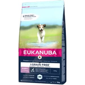 Eukanuba Dog Junior Small - Medium Graanvrij Vis 3 kg