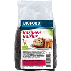 Damhert Biofood Rozijnen Biologisch 500 gr