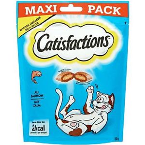4x Catisfactions Kattensnoepjes Zalm 180 gr