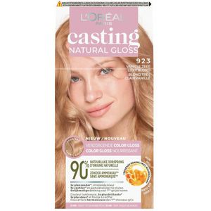 1+1 gratis: L'Oréal Casting Natural Gloss Semi-Permanente Haarkleuring 923 Vanille Zeer Lichtblond