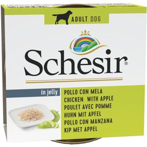 Schesir Hondenvoer Kip - Appel 150 gr