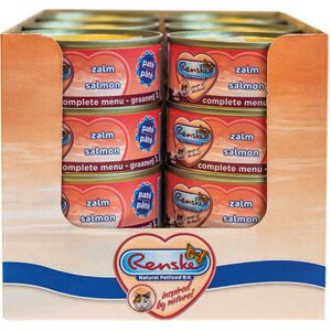 24x Renske Kattenvoer Paté Zalm 70 gr