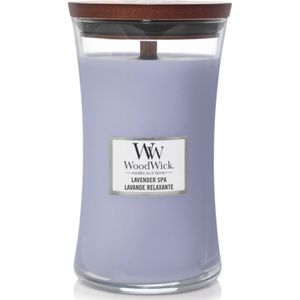 WoodWick Geurkaars Large Lavender Spa 611 gr