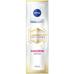 1+1 gratis: Nivea Cellular Luminous Anti-Pigment Dagcrème SPF50 40 ml