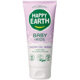 Happy Earth Cream Oil Wash 100% Natuurlijk Baby & Kids 200 ml