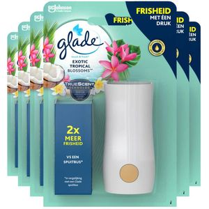 6x Glade Touch & Fresh Exotic Tropical Blossoms 10 ml