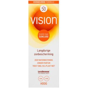 1+1 gratis: Vision Zonnebrand Every Day Sun SPF 50 90 ml