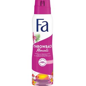 3x Fa Deodorant Spray Throwback Moments 150 ml