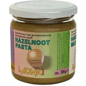 6x Monki Hazelnootpasta Zeezout Bio 330 gr