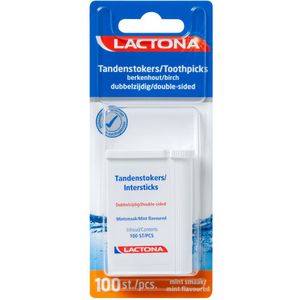 10x Lactona Intersticks Tandenstokers 100 stuks