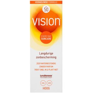 2x Vision Zonnebrand Every Day Sun SPF 50 90 ml