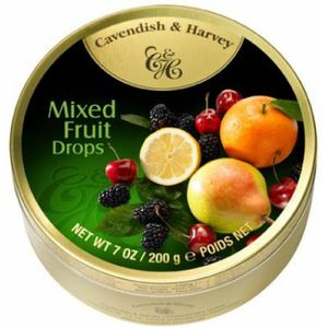 6x Cavendish & Harley Drops Mixed Fruit 200 gr