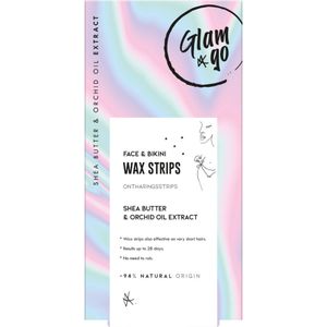 Glam & Go Wax Strips Bikini & Face 20 stuks