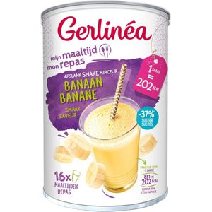 3x Gerlinea Milkshake Banaan 436 gr