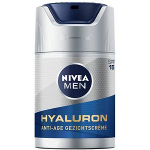 6x Nivea Men Anti-Age Hyaluron Gezichtcrème SPF 15 50 ml