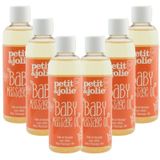 6x Petit & Jolie Baby Massage Olie 100 ml