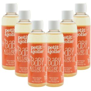 6x Petit & Jolie Baby Massage Olie 100 ml