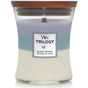 WoodWick Geurkaars Medium Trilogy Calming Retreat 275 gr