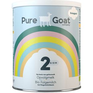 2x Pure Goat Geitenmelk 2 Opvolgmelk 800 gr