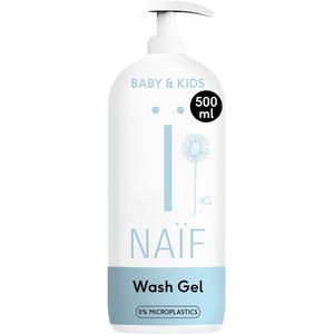 6x Naif Reinigende Wasgel voor Baby & Kids 500 ml