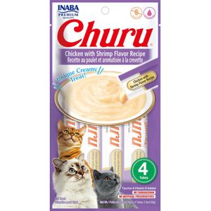 Ciao Kattensnack Churu Kip - Garnaal 60 gr