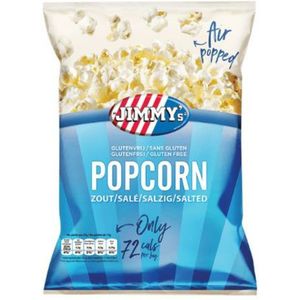 Jimmy's Popcorn Minibag Zout 21 x 17 gr