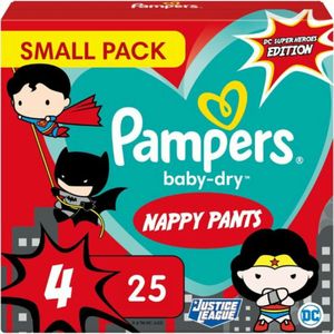 4x Pampers Baby Dry Luierbroekjes Maat 4 (9-14 kg) 25 stuks