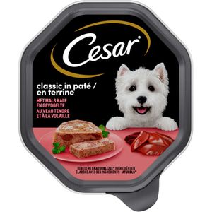 14x Cesar Classic Paté Kalf - Gevogelte 150 gr