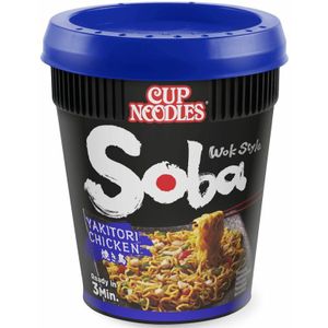 6x Nissin Soba Cup Yakitori Chicken 89 gr