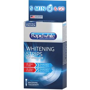 Rapid White Oplossende Bleaching Strips 16 stuks