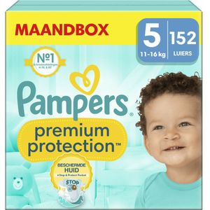 Pampers Premium Protection Luiers Maat 5 (11-16 kg) 152 stuks