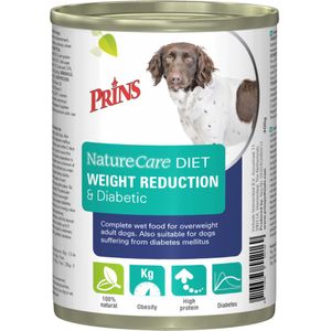 Prins NatureCare Diet Weight Reduction & Diabetic Hondenvoer Natvoer 400 gr