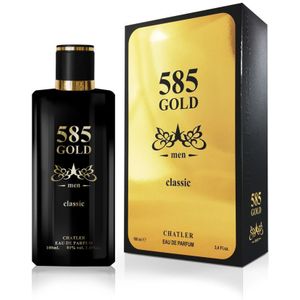 3x Chatler 585 Gold Classic Eau de Toilette 100 ml