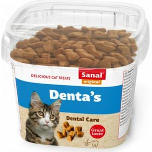 6x Sanal Denta Cup Kattensnoepjes 75 gr